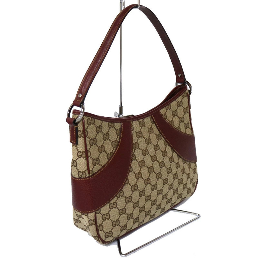 Gucci Canvas Brown Handbag GG